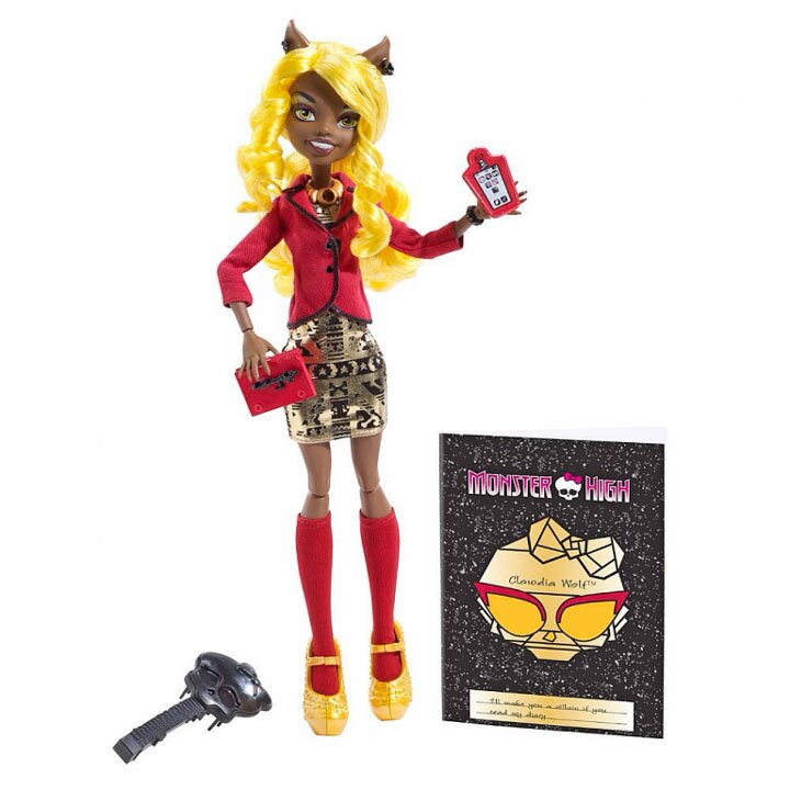 Кукла Monster High Clawdia Wolf Fright! Camera! Action!