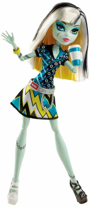 Кукла Monster High Frankie Stein Coffin Bean