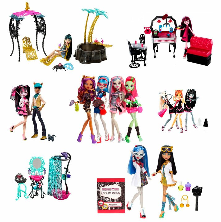 Наборы кукол Monster High
