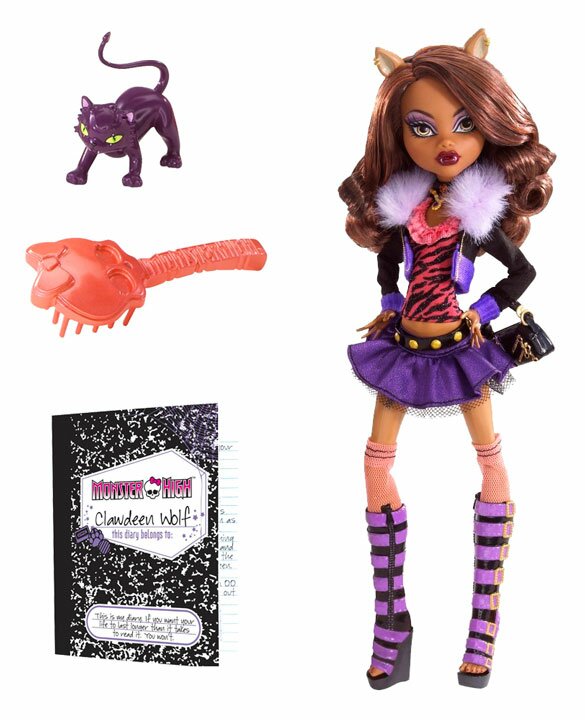 Кукла Monster High Clawdeen Wolf with pet