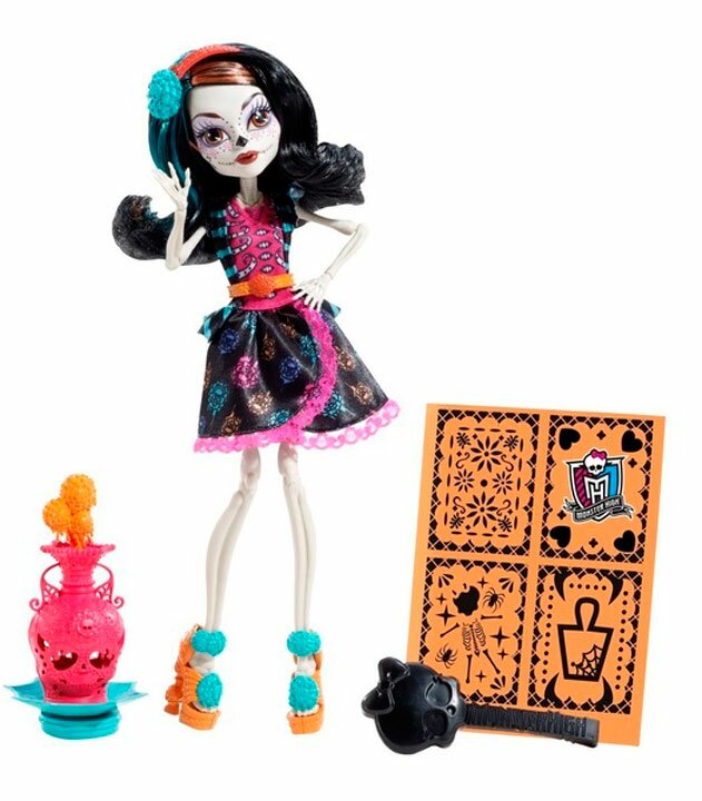 Кукла Monster High Skelita Calaveras Art Class