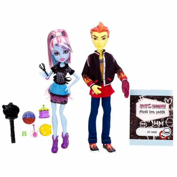 Набор Кукол Monster High Home Ick Abbey Bominable & Heath Burns 2-Pack Classroom Partners