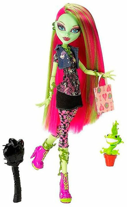 Кукла Monster High Venus McFlytrap with Pet